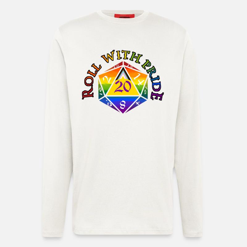 Roll with PRIDE! - Longsleeve - made by SPREAD - OFF WHITE
