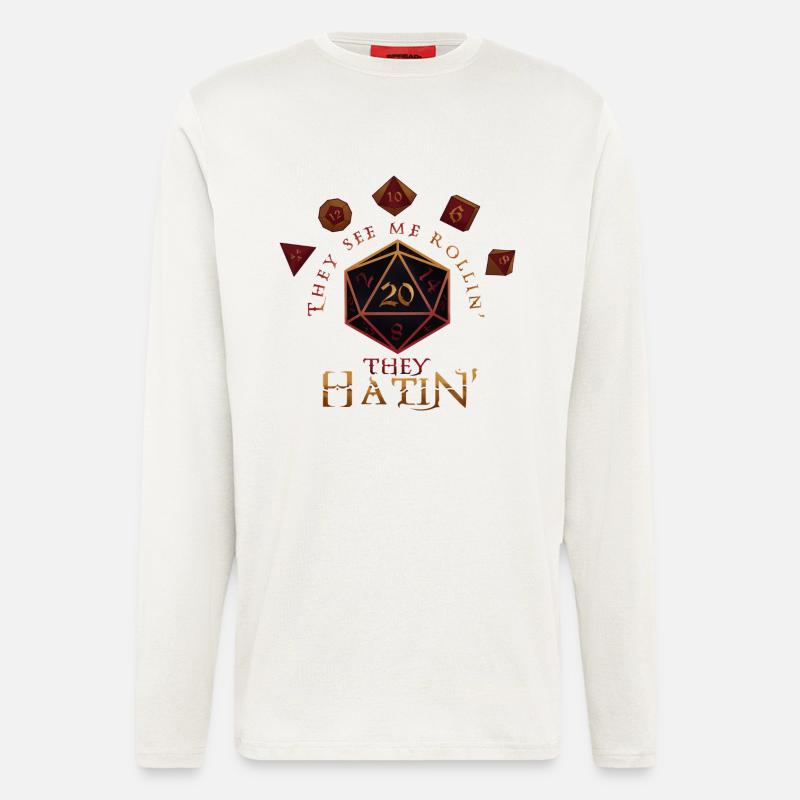 See me Rollin' and Hatin' ! - Longsleeve - made by SPREAD  - OFF WHITE