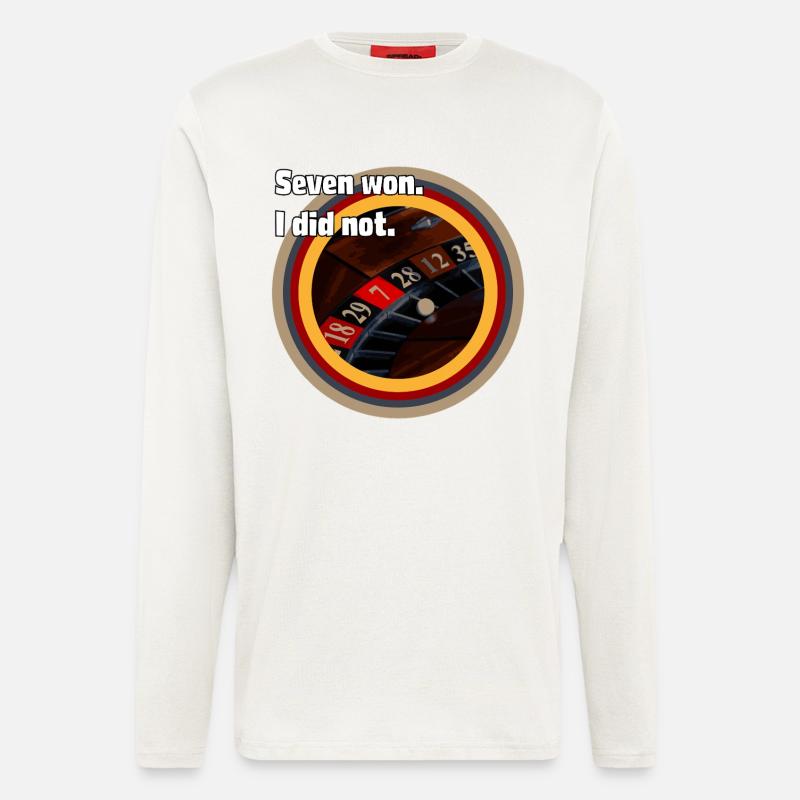 Roulette Fate: Seven Won, ich nicht - Langarmshirt - made by SPREAD  - OFF WHITE