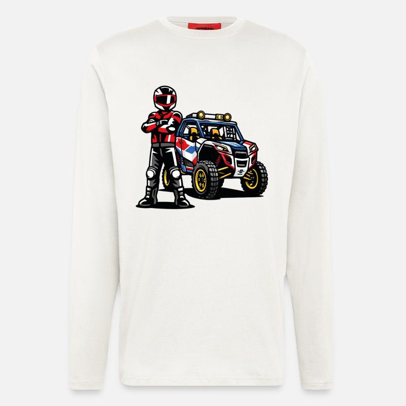 SSV Rallye Geländerennfahrer - Langarmshirt - made by SPREAD  - OFF WHITE