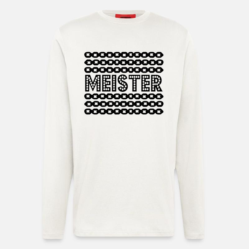 Master Degree Master Chains - Longsleeve - made by SPREAD  - OFF WHITE