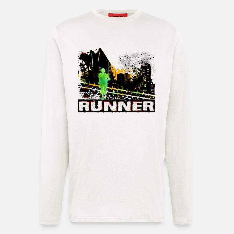 Runner - Longsleeve - made by SPREAD  - OFF WHITE