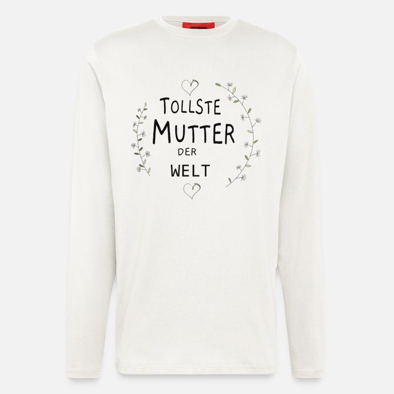 Tollste Mutter der Welt - Langarmshirt - made by SPREAD  - OFF WHITE