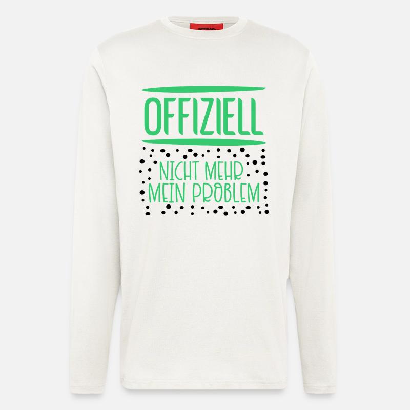 Verantwortung Probleme - Langarmshirt - made by SPREAD  - OFF WHITE