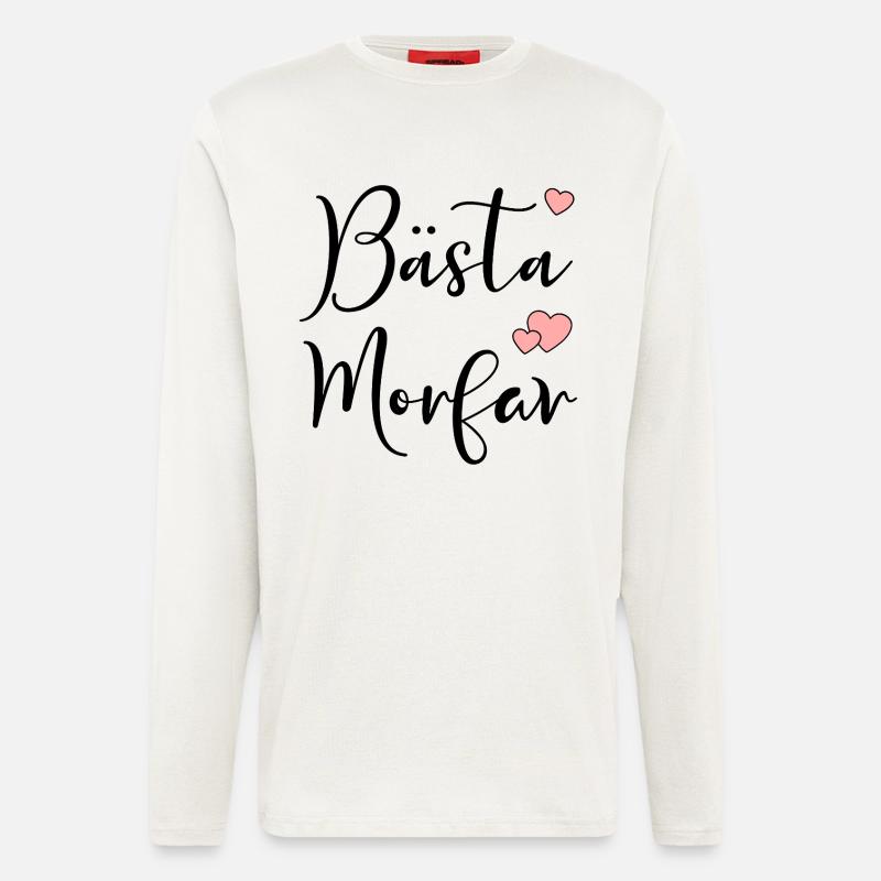 Schweden Bester Großvater - Langarmshirt - made by SPREAD  - OFF WHITE