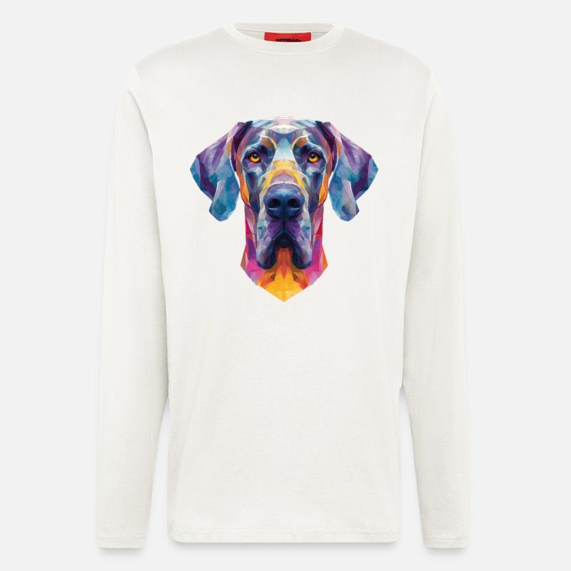 Deutsche Dogge - Langarmshirt - made by SPREAD  - OFF WHITE
