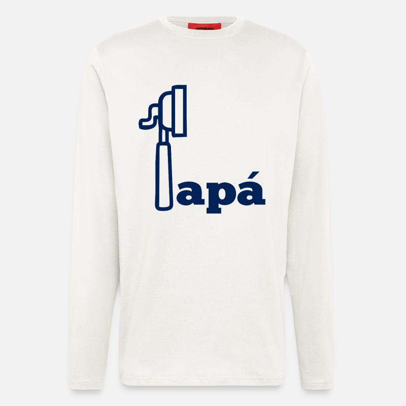Espresso Café Spanischer Papa - Langarmshirt - made by SPREAD  - OFF WHITE