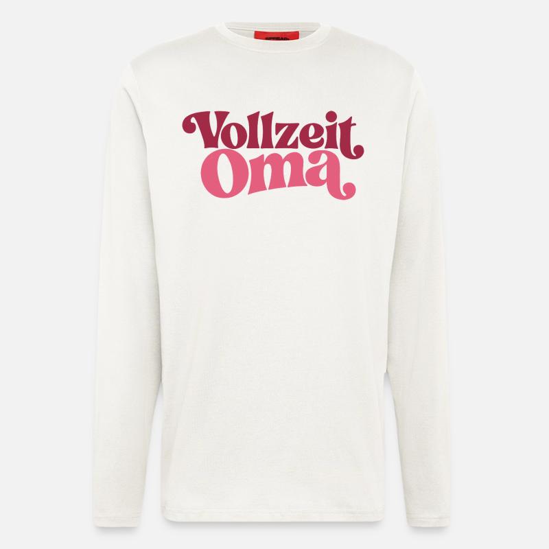 Vollzeit Oma | Großmutter Geschenk - Langarmshirt - made by SPREAD - OFF WHITE