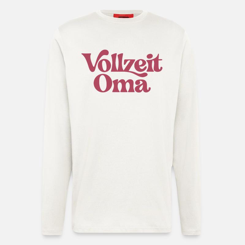 Vollzeit Oma | Großmutter Geschenk - Langarmshirt - made by SPREAD  - OFF WHITE