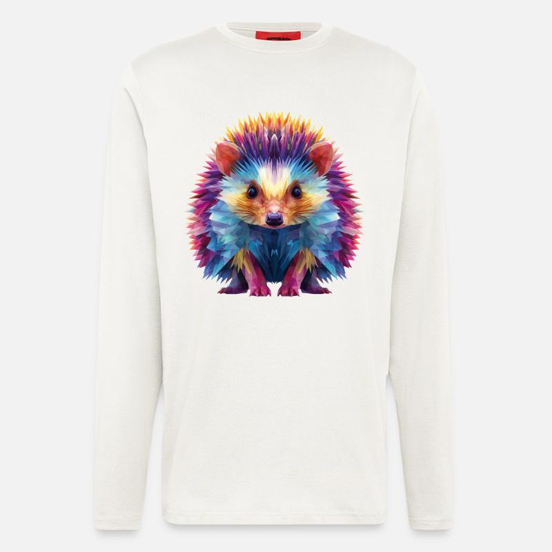 Igel  - Langarmshirt - made by SPREAD  - OFF WHITE