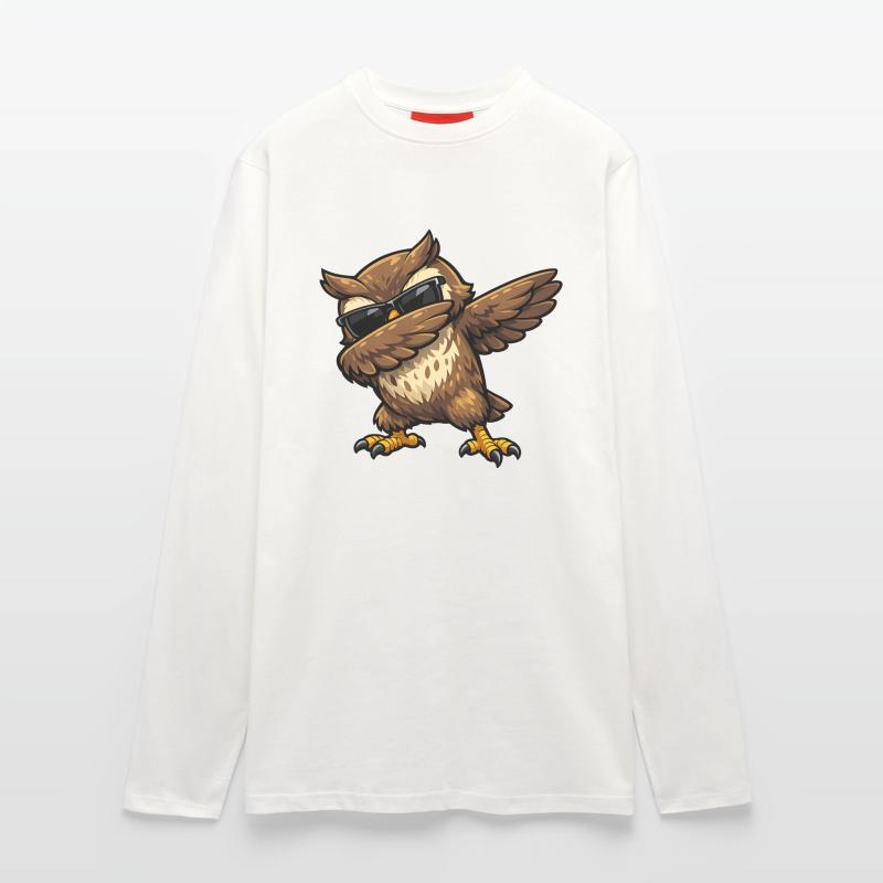 Dabbing Eule Langarmshirt - made by SPREAD 
