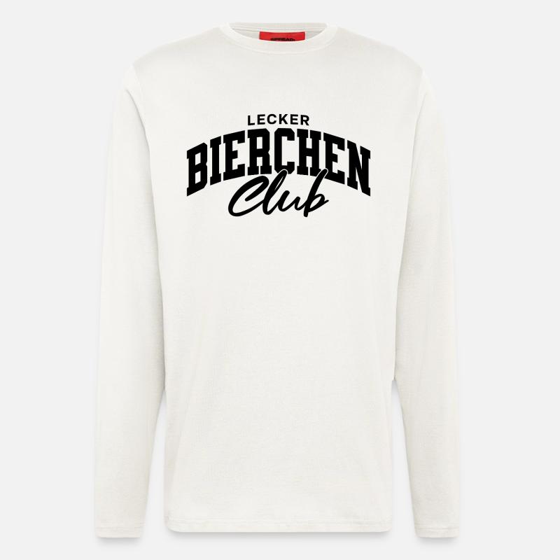Lecker Bierchen Club - Langarmshirt - made by SPREAD  - OFF WHITE