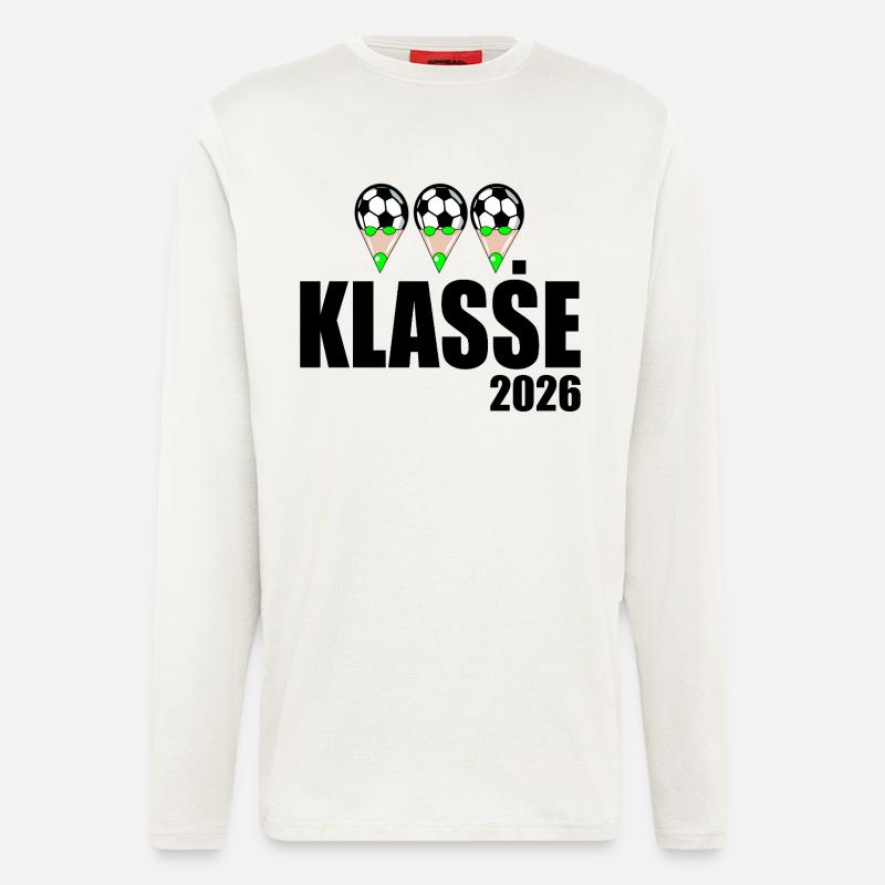 Fußball 3. Klasse 2026 - Langarmshirt - made by SPREAD  - OFF WHITE