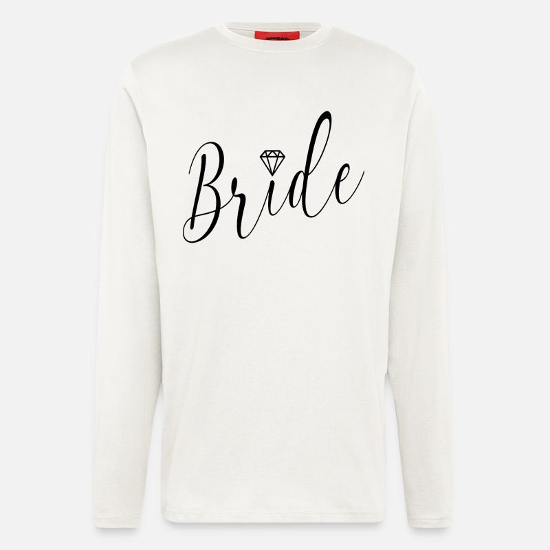 Wedding Bride Diamond - Longsleeve - made by SPREAD  - OFF WHITE
