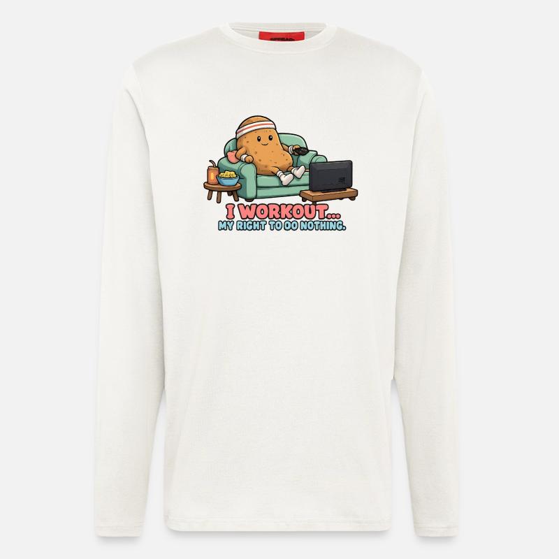 Couchpotato - Longsleeve - made by SPREAD  - OFF WHITE