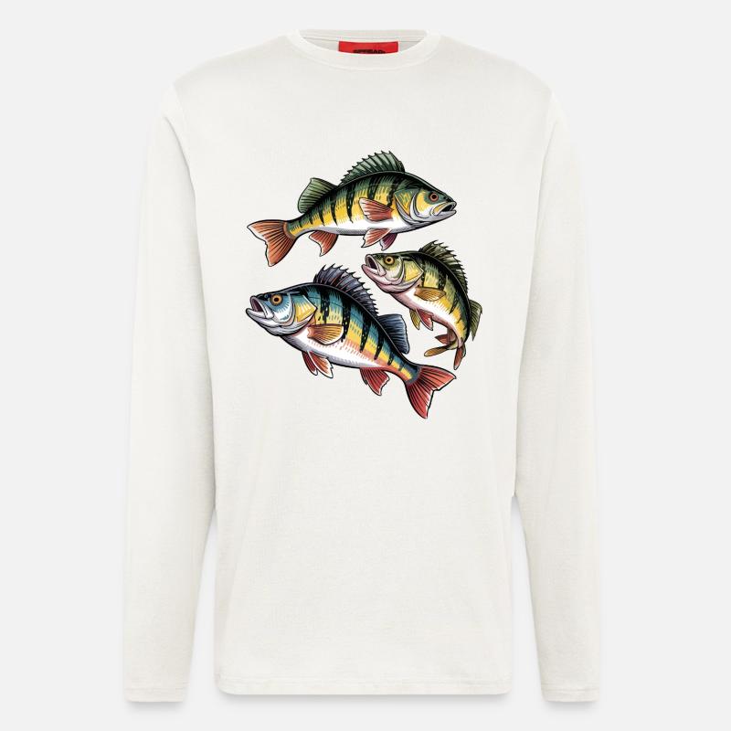 Barsch Motiv - Langarmshirt - made by SPREAD - OFF WHITE