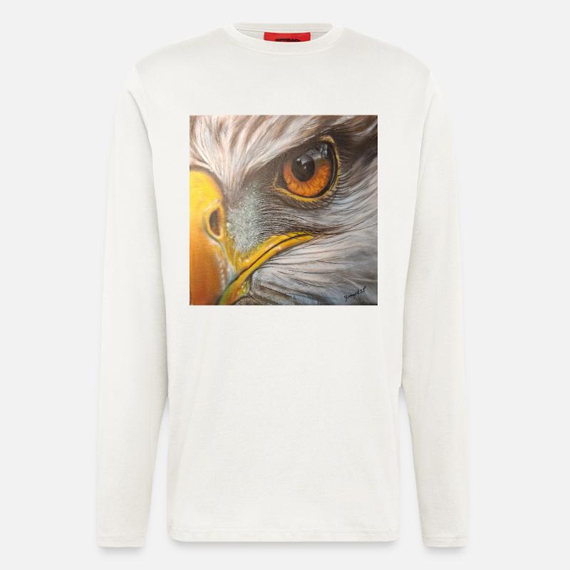 Adlerauge  - Langarmshirt - made by SPREAD  - OFF WHITE
