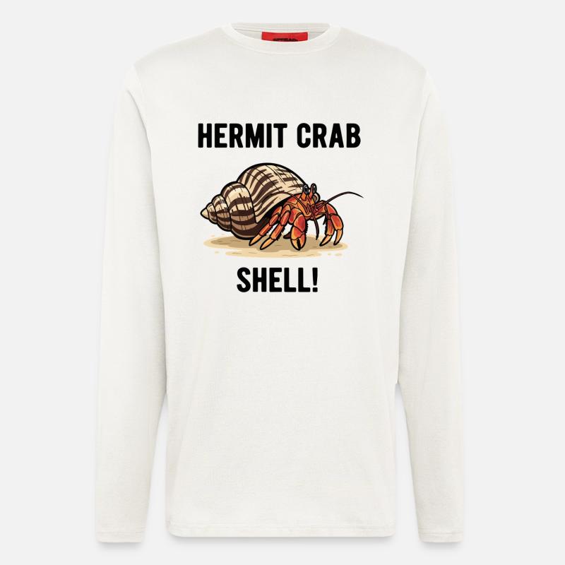 Bernard-l'ermite Shell Hermit Crab - Longsleeve - made by SPREAD  - OFF WHITE