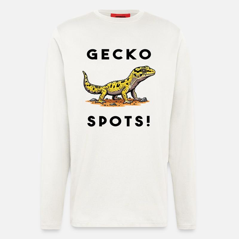 Gecko Leopard Bask Lizard Terrarium - Longsleeve - made by SPREAD - OFF WHITE