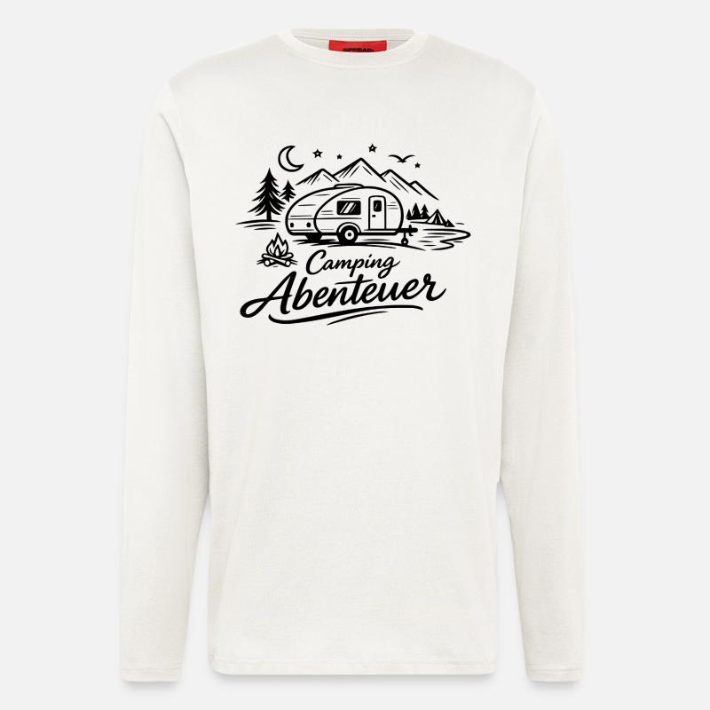 Camping Adventure - Longsleeve - made by SPREAD - OFF WHITE