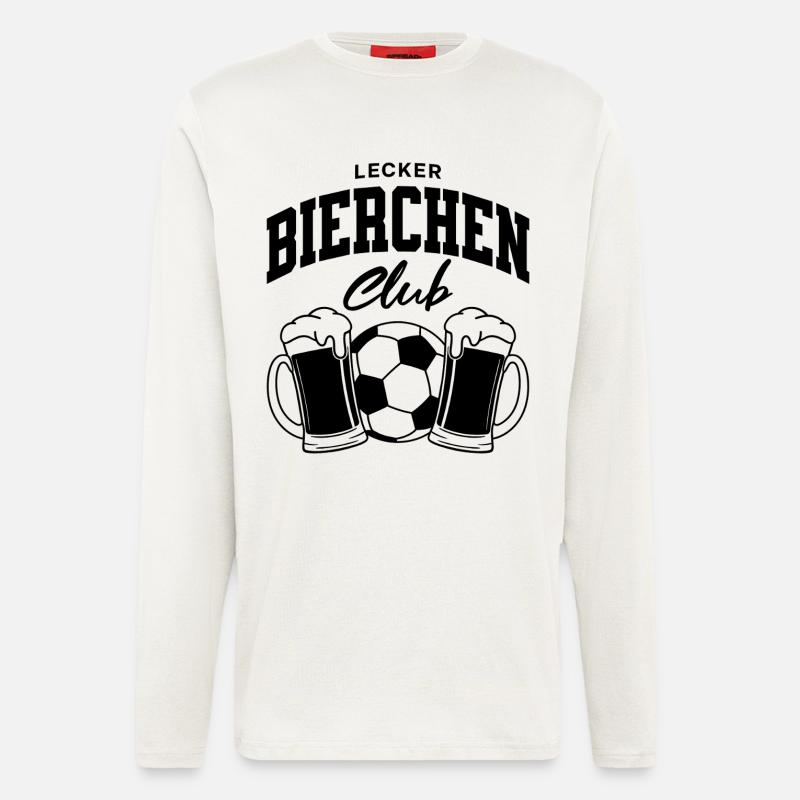 Lecker Bierchen Club - Langarmshirt - made by SPREAD - OFF WHITE