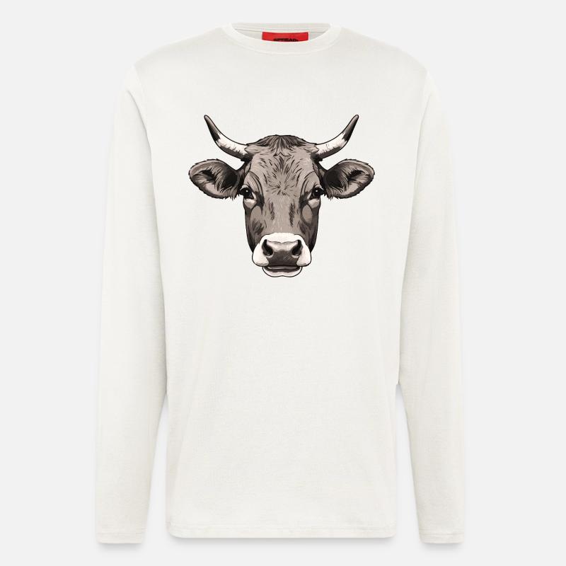 Cow - Longsleeve - made by SPREAD  - OFF WHITE
