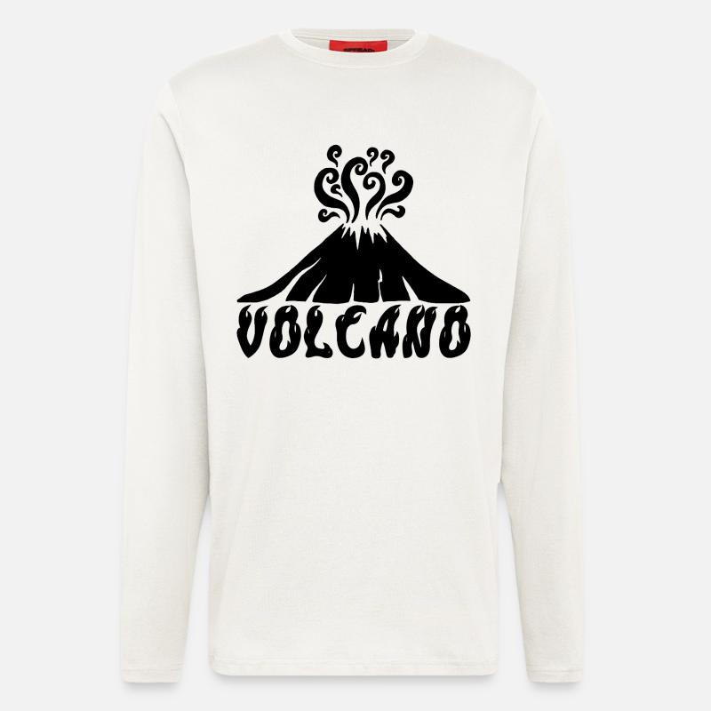 Black Volcano - Longsleeve - made by SPREAD  - OFF WHITE
