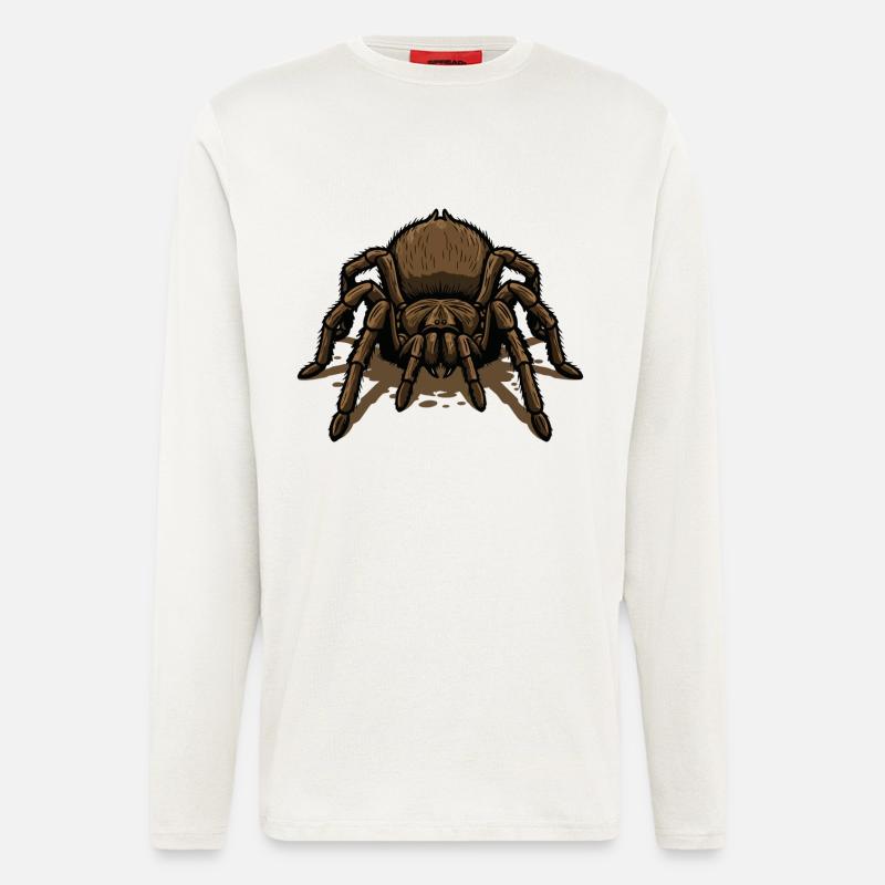 Tarantula, Tarantula-Crawl Tattoo Tarantula-Spinne - Langarmshirt - made by SPREAD - OFF WHITE