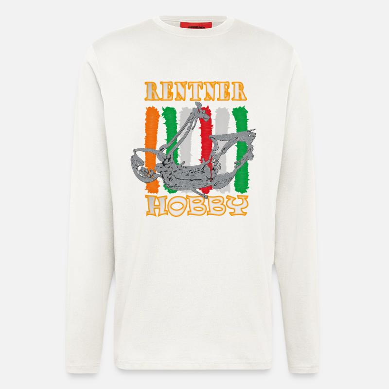 Rentner Hobby Roller - Langarmshirt - made by SPREAD  - OFF WHITE