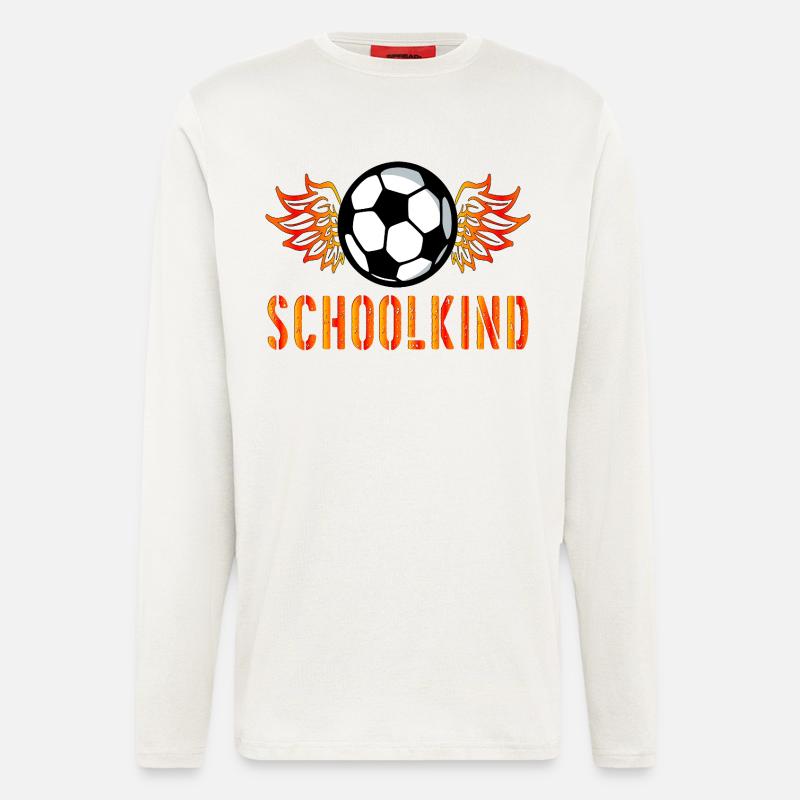 Fußballschule - Langarmshirt - made by SPREAD - OFF WHITE