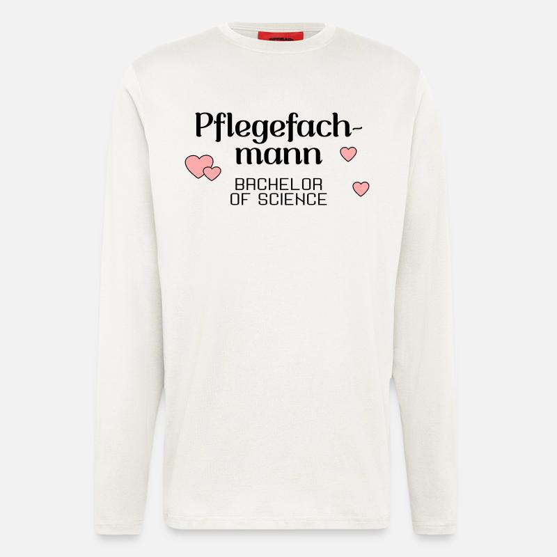 Pflegefachmann Studium Abschluss - Langarmshirt - made by SPREAD - OFF WHITE