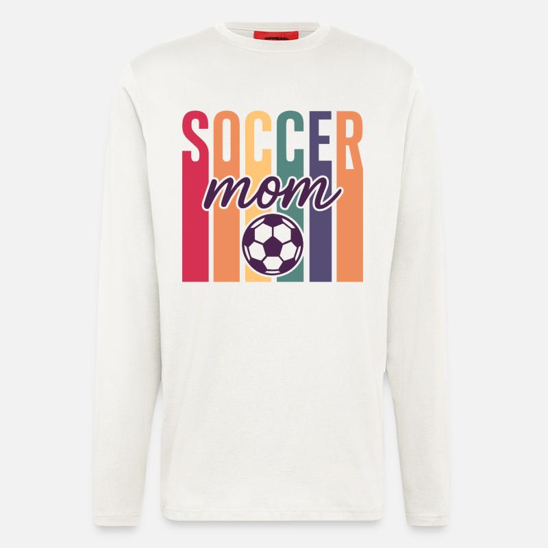 Fußball Mutter - Langarmshirt - made by SPREAD  - OFF WHITE