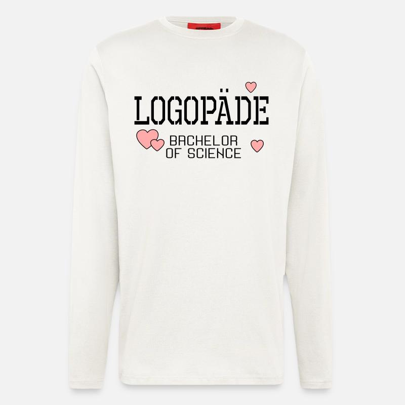 Logopäde Bachelor-Studium Logopädie - Langarmshirt - made by SPREAD  - OFF WHITE
