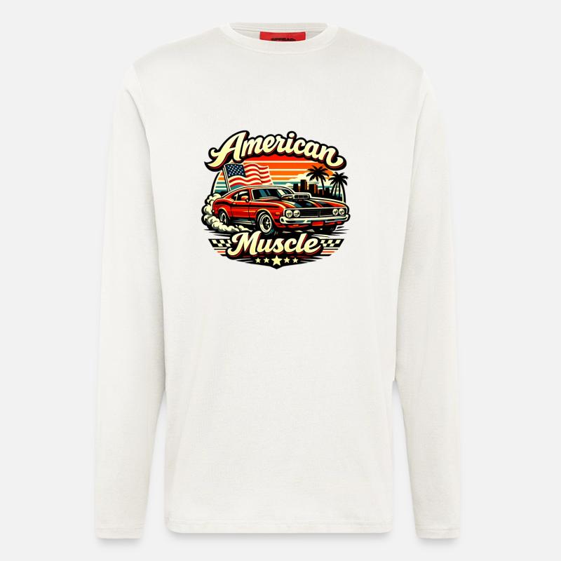 American_Muscle_4 - Langarmshirt - made by SPREAD  - OFF WHITE