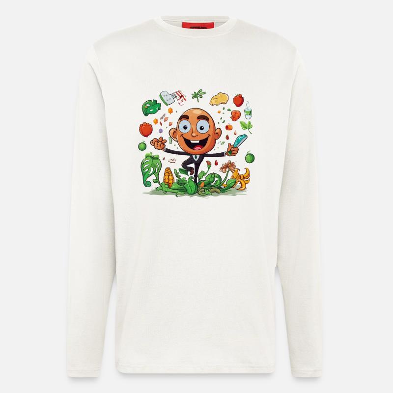 Kitchen Hero Vegetable Magic - Longsleeve - made by SPREAD - OFF WHITE