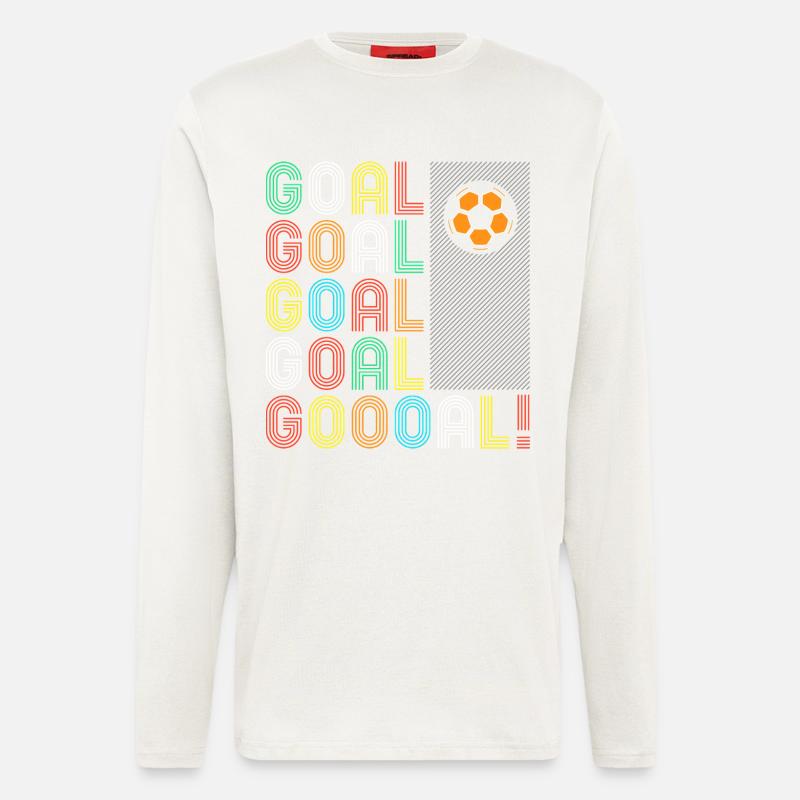 Tor Tor Goooal! - Langarmshirt - made by SPREAD - OFF WHITE