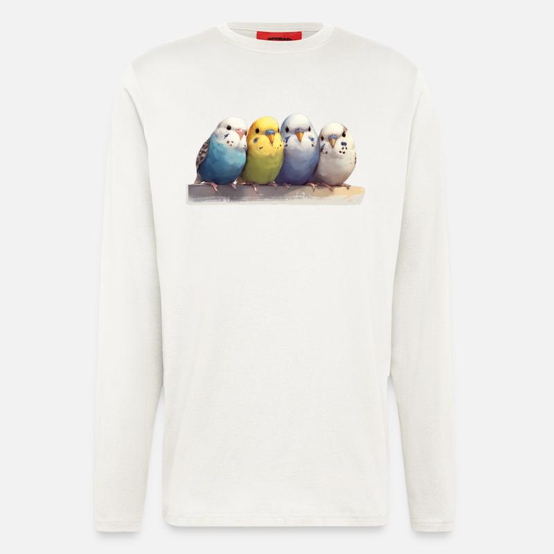 Budgies - Longsleeve - made by SPREAD - OFF WHITE