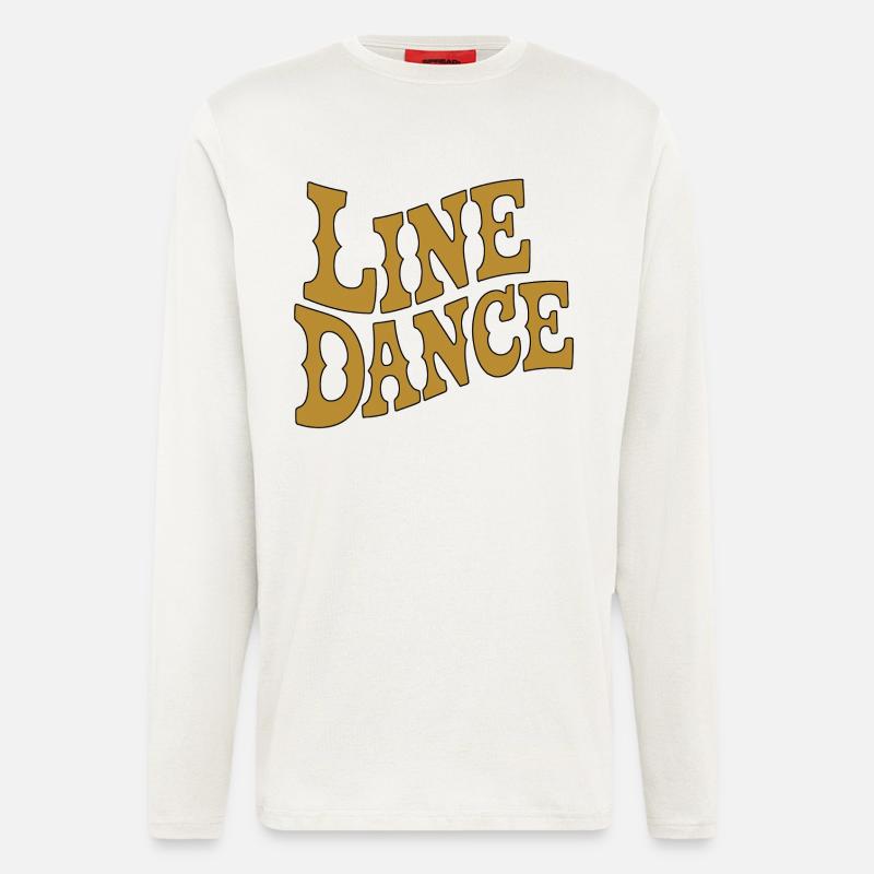 Line Dance Vibes - Longsleeve - made by SPREAD - OFF WHITE