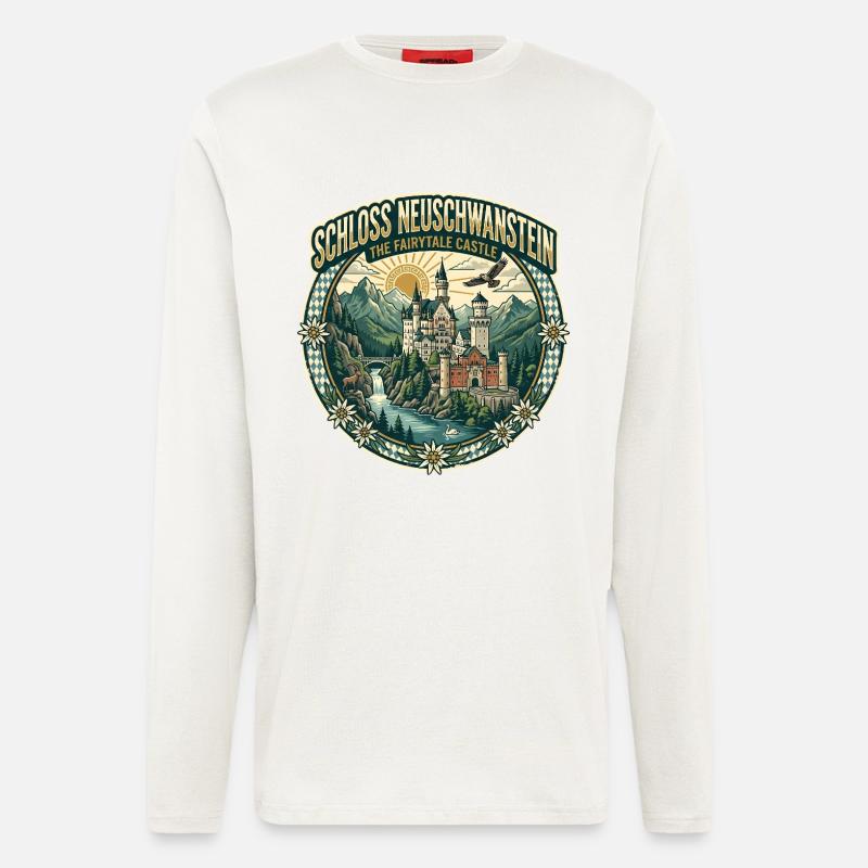 Neuschwanstein Castle - Longsleeve - made by SPREAD - OFF WHITE