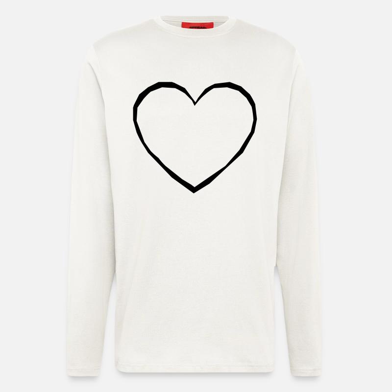 Heart - Longsleeve - made by SPREAD  - OFF WHITE