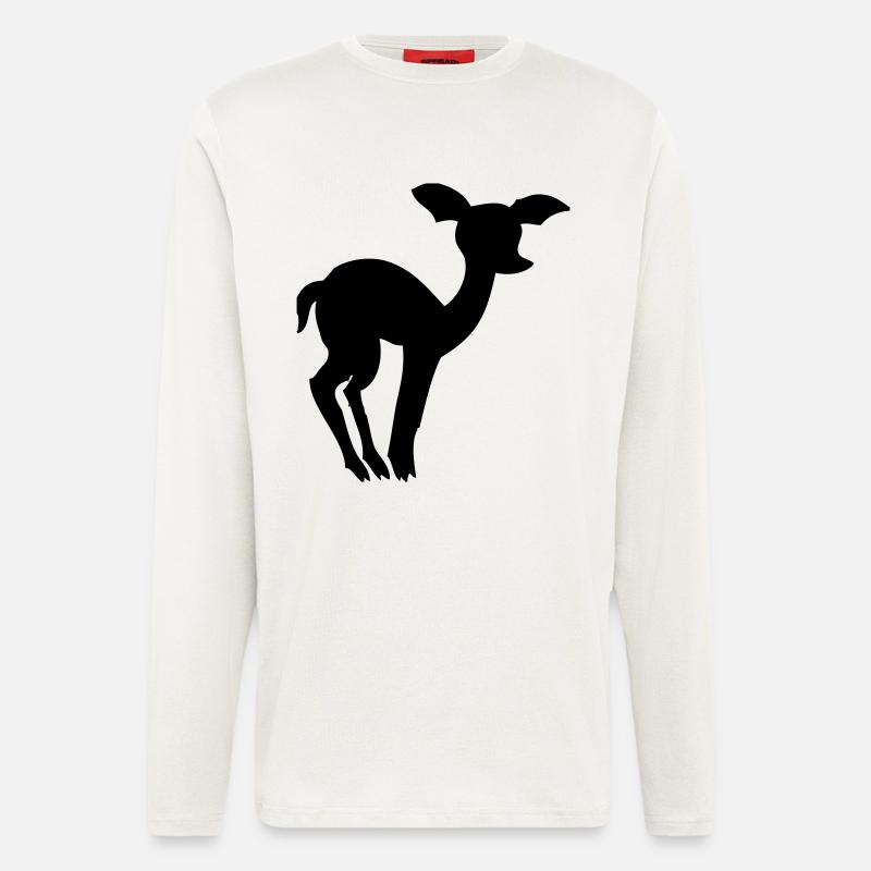 Deer - Longsleeve - made by SPREAD  - OFF WHITE