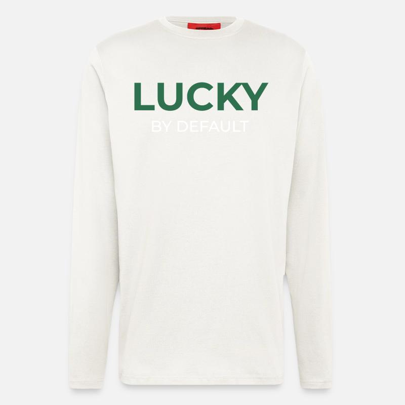 Lucky By Default - Longsleeve - made by SPREAD  - OFF WHITE