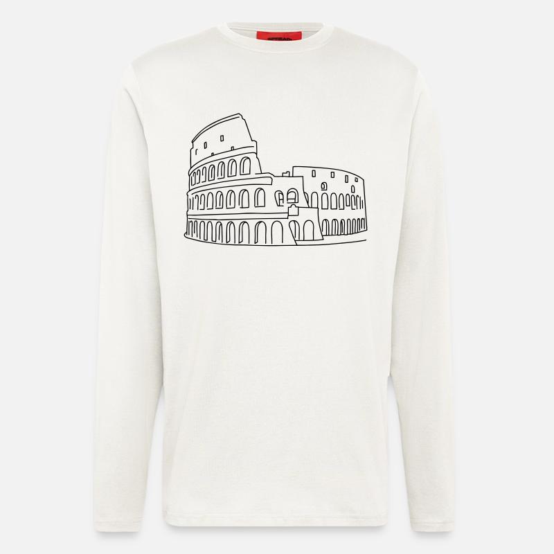 Kolosseum - Langarmshirt - made by SPREAD - OFF WHITE