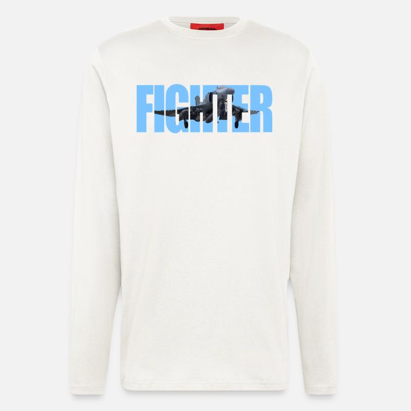 Fighter F-4 Phantom - Langarmshirt - made by SPREAD  - OFF WHITE