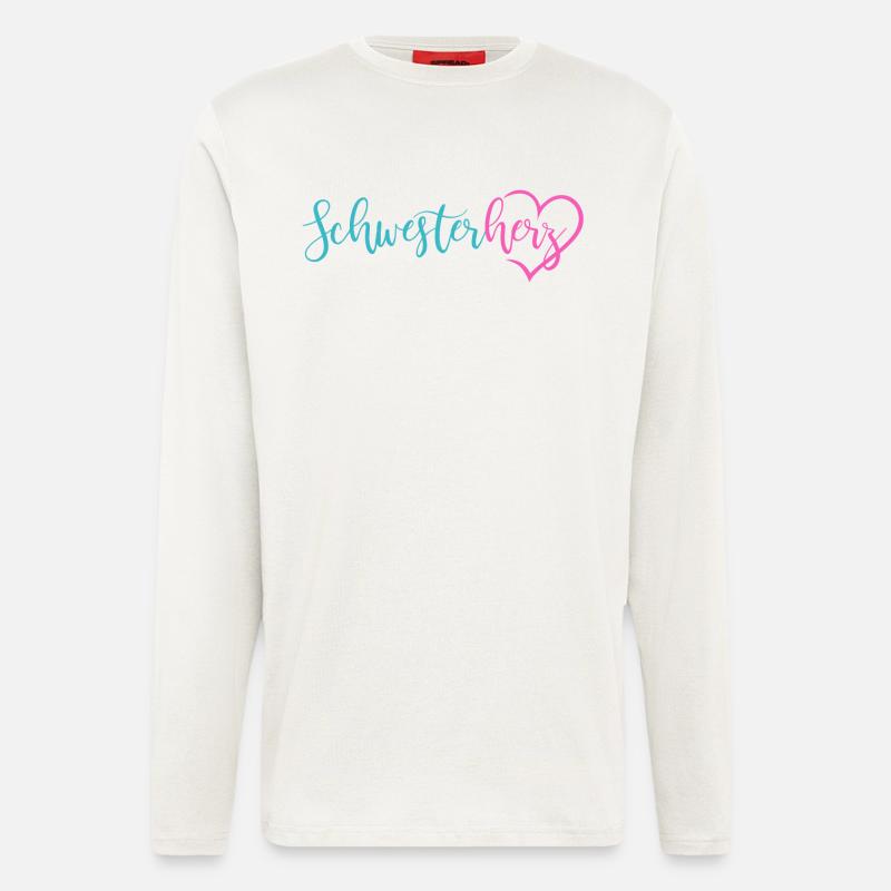 sœurette - Manches longues bio décontracté fabriqué en UE - OFF WHITE