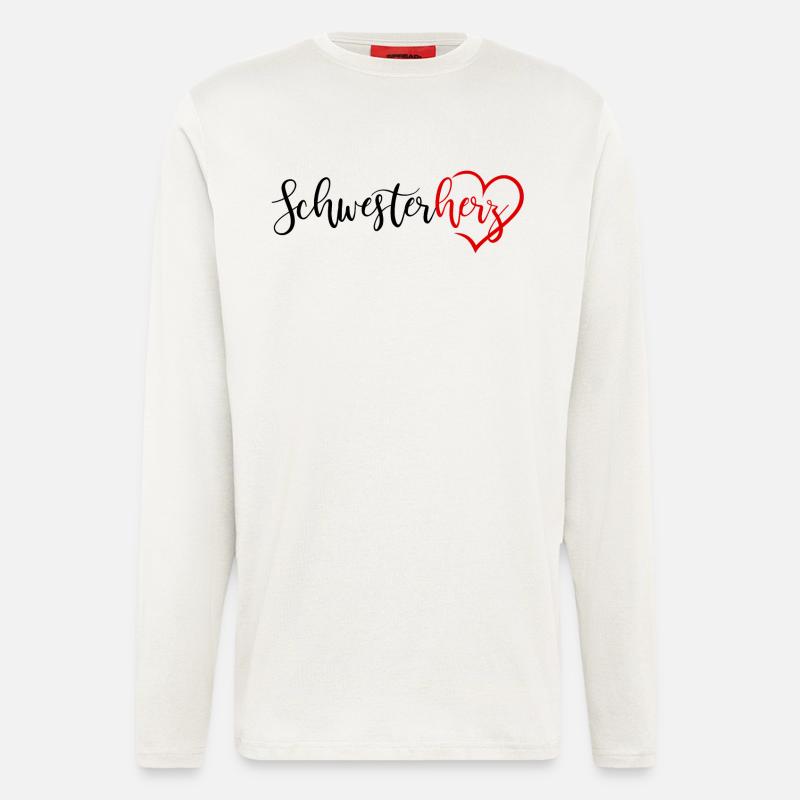 sœurette - Manches longues bio décontracté fabriqué en UE - OFF WHITE