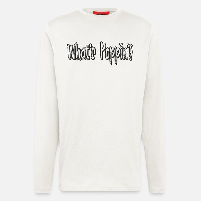 What's Poppin' - Longsleeve - made by SPREAD  - OFF WHITE