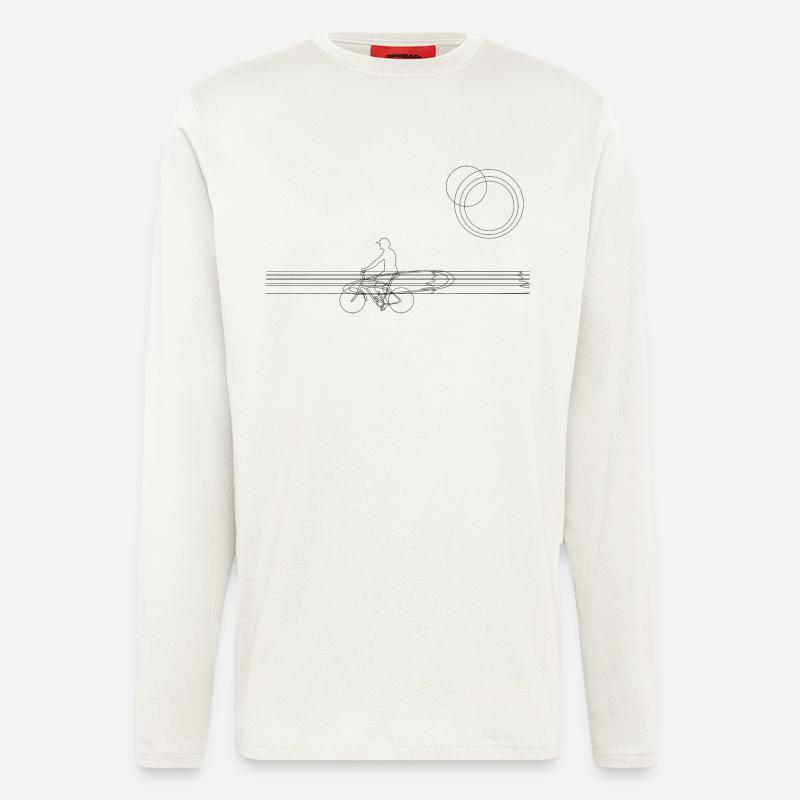 surfininthemorning - Longsleeve - made by SPREAD  - OFF WHITE