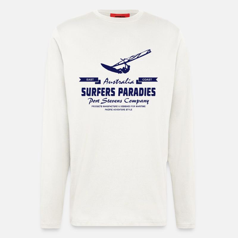 Australian Windsurfing - Surfer - Langarmshirt - made by SPREAD  - OFF WHITE