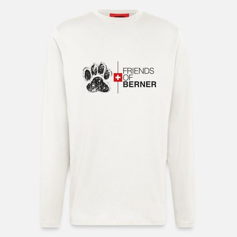 The bear - Langarmshirt - made by SPREAD  - OFF WHITE